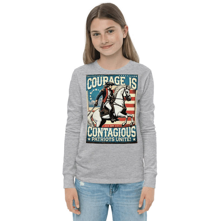 Courageous Patriots Youth Long Sleeve T-Shirt product image (4)