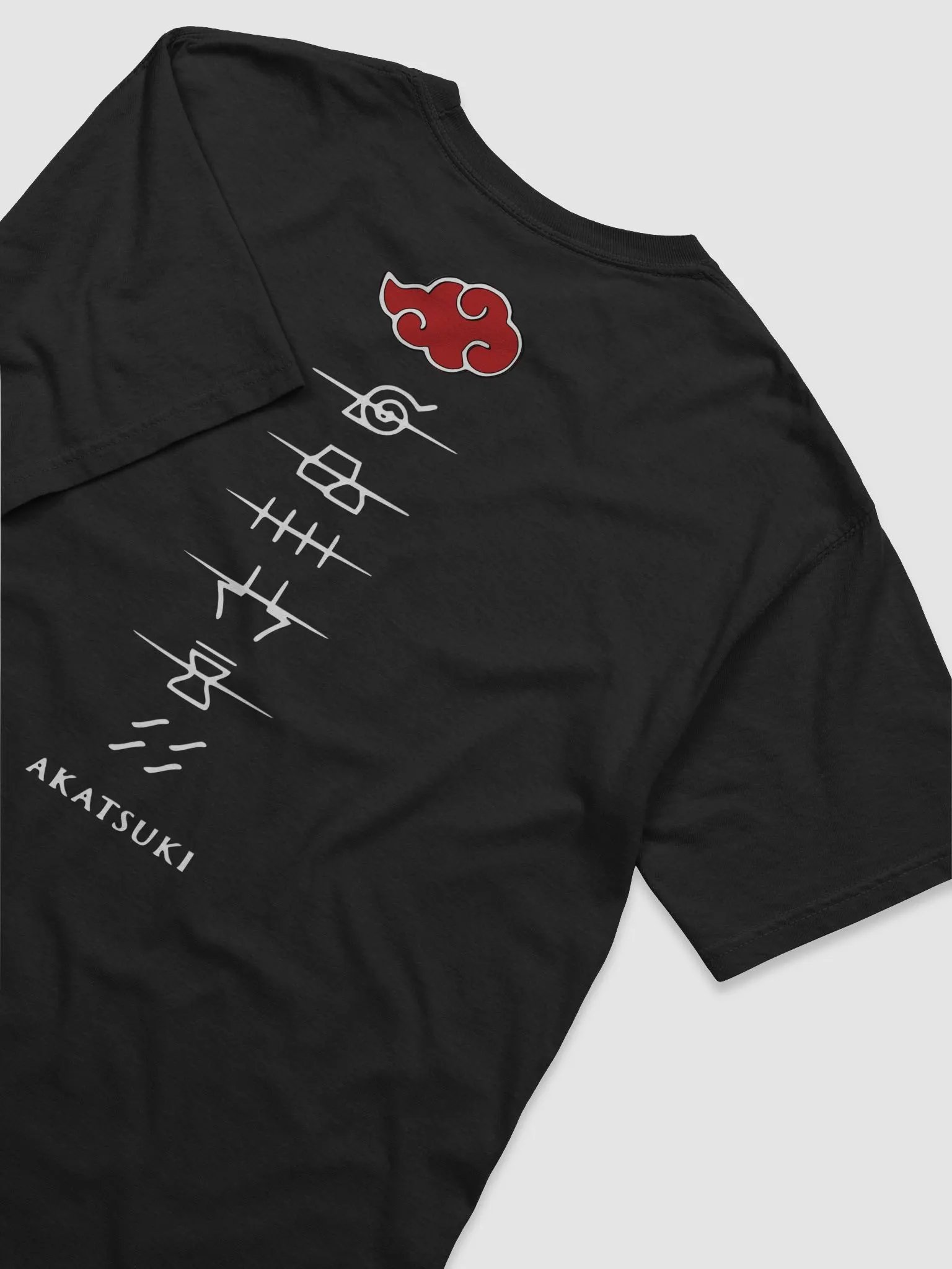Akatsuki Symbol White Pattern T-Shirt product image (4)