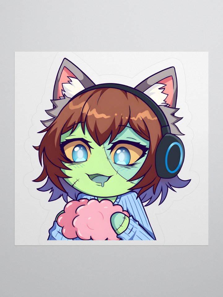 Zombie Cat Sticker product image (1)