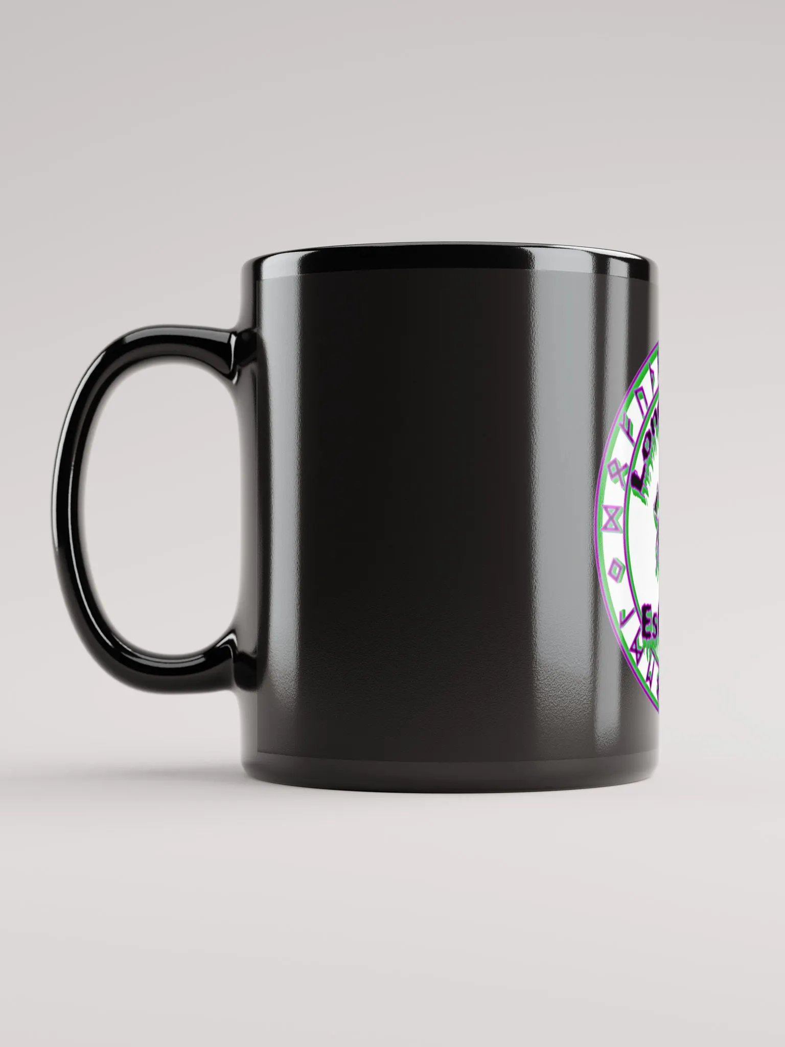 LoneVikingTTV Glossy Black Mug product image (11)