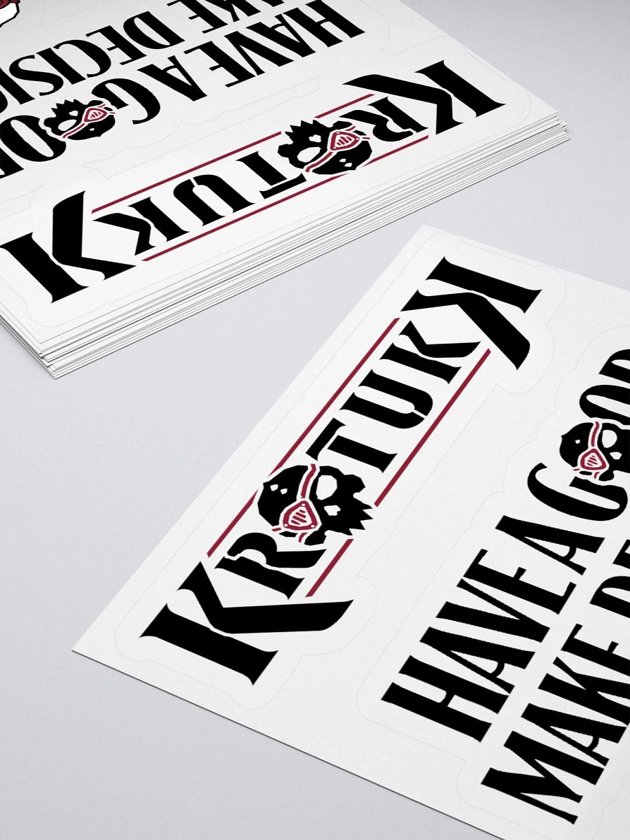 KroTukk Kiss Cut Stickers product image (16)
