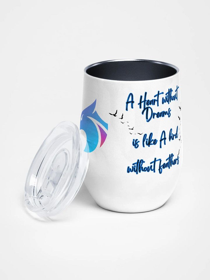 Bird Without Feathers Wine Tumbler product image (2)