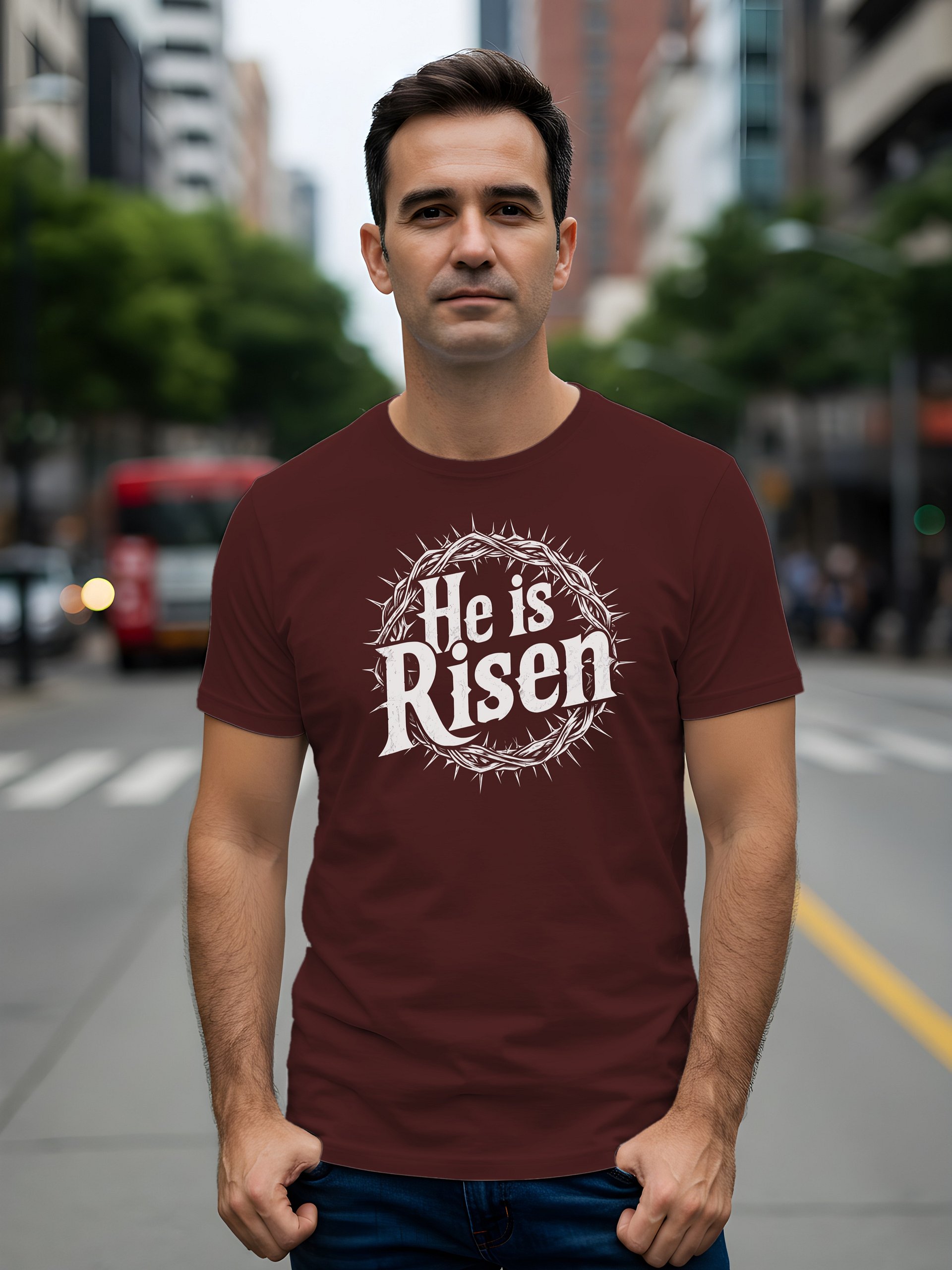 He is Risen: Crown of Victory Tee product image (3)