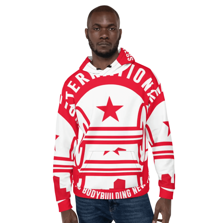 IFBNewsfeed.Org's All-Over Print Recycled Unisex Hoodie product image (6)