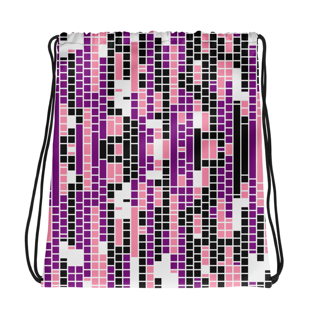 Symmetry in Motion Drawstring Bag product image (2)
