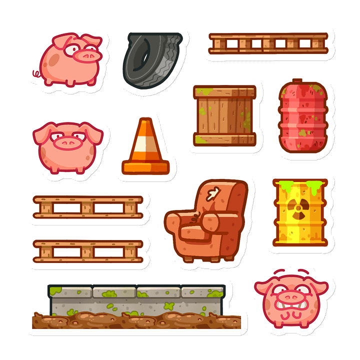 Styscraper magnets (Set 1) product image (1)