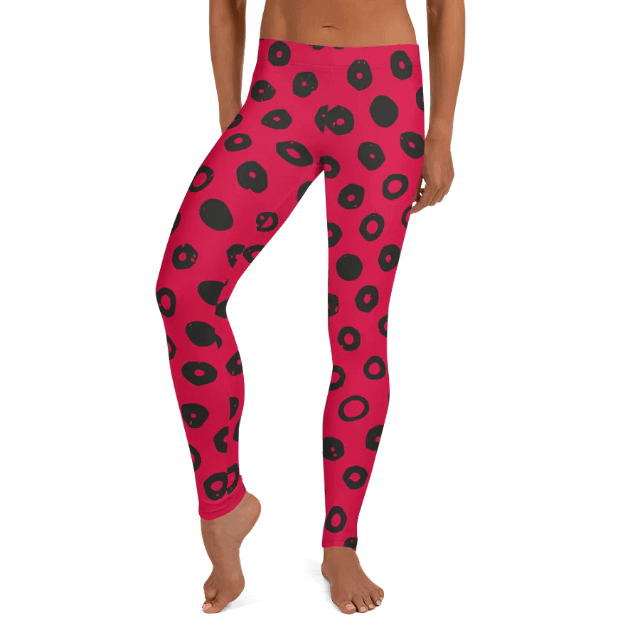 Customizable Polka-Dot Power Leggings product image (9)