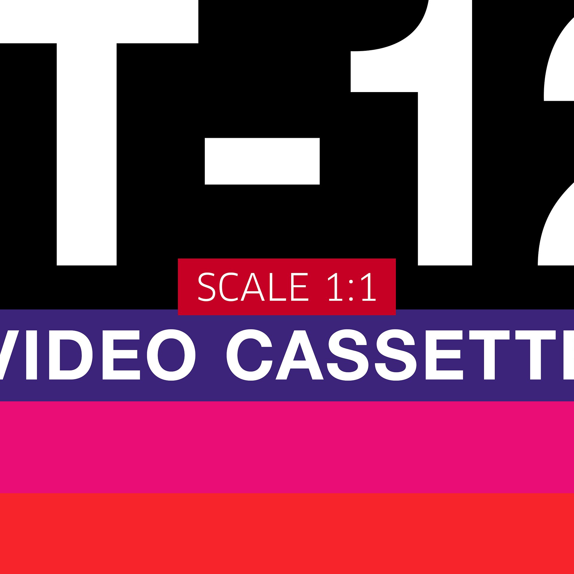 Retrowave poster: VHS cassette case T-120 [retrowave/vaporwave] — retrowave poster, aesthetic print, retrowave art, 80s wall decor product image (4)