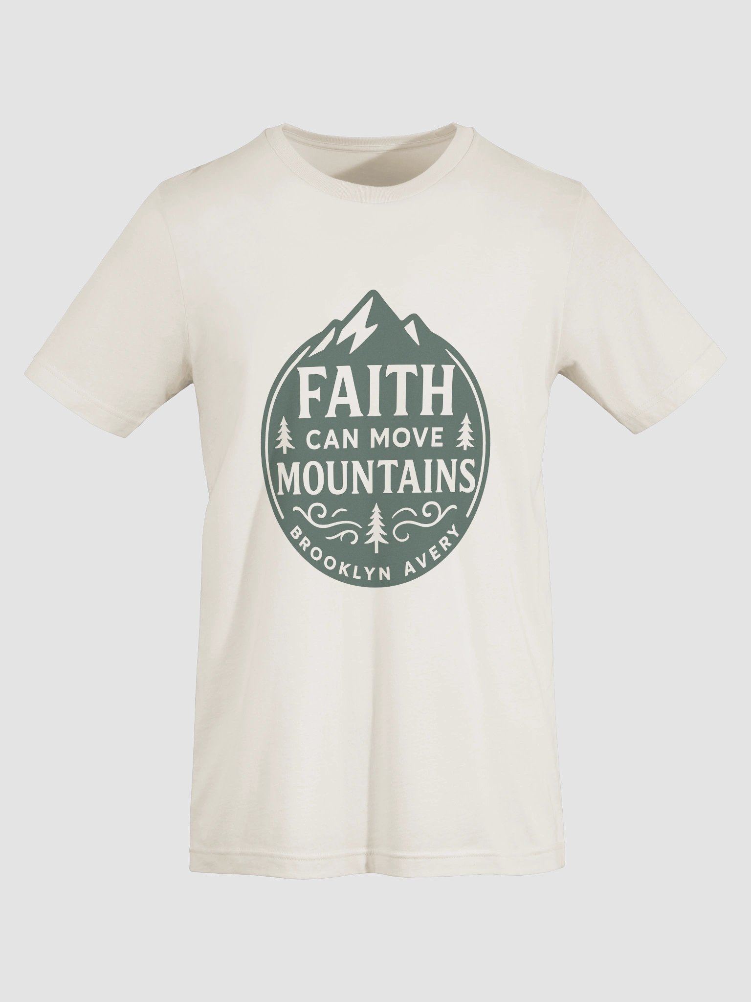 Faith Can Move Mountains Emblem T-Shirt product image (7)