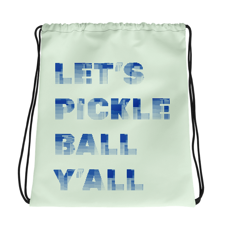 Pickleball Y'all Drawstring Bag product image (1)