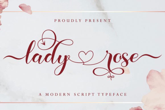Lady Rose | Modern Script Font product image (1)