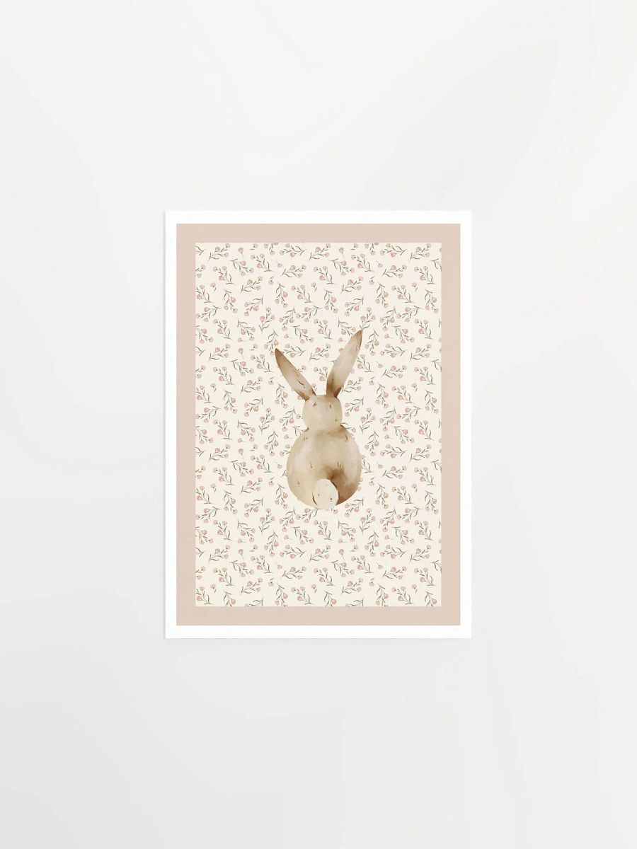 Bunny Boho Nursery Print 1 product image (2)