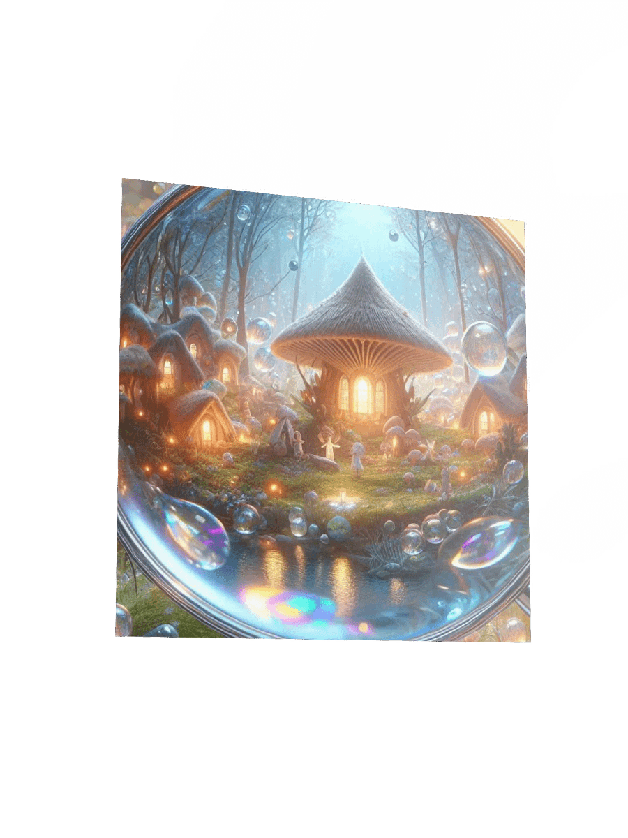 Magnifying Glass Fairy Village Enhanced Matte Paper Poster product image (12)