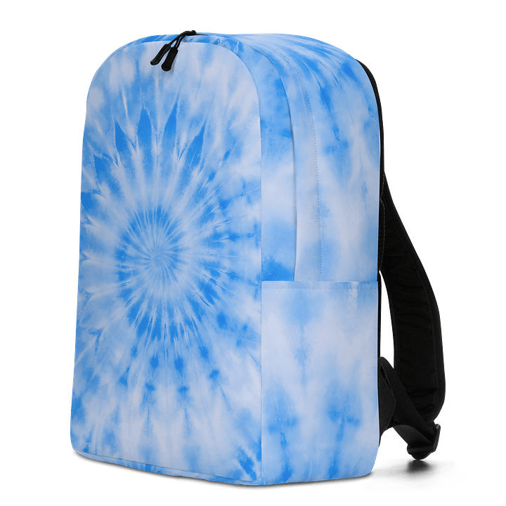 Radiant Celeste Blue Burst Tie-Dye Backpack product image (2)