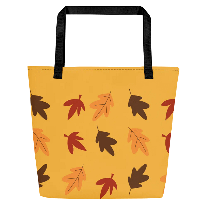 Ochre Leaves Tote Bag product image (2)