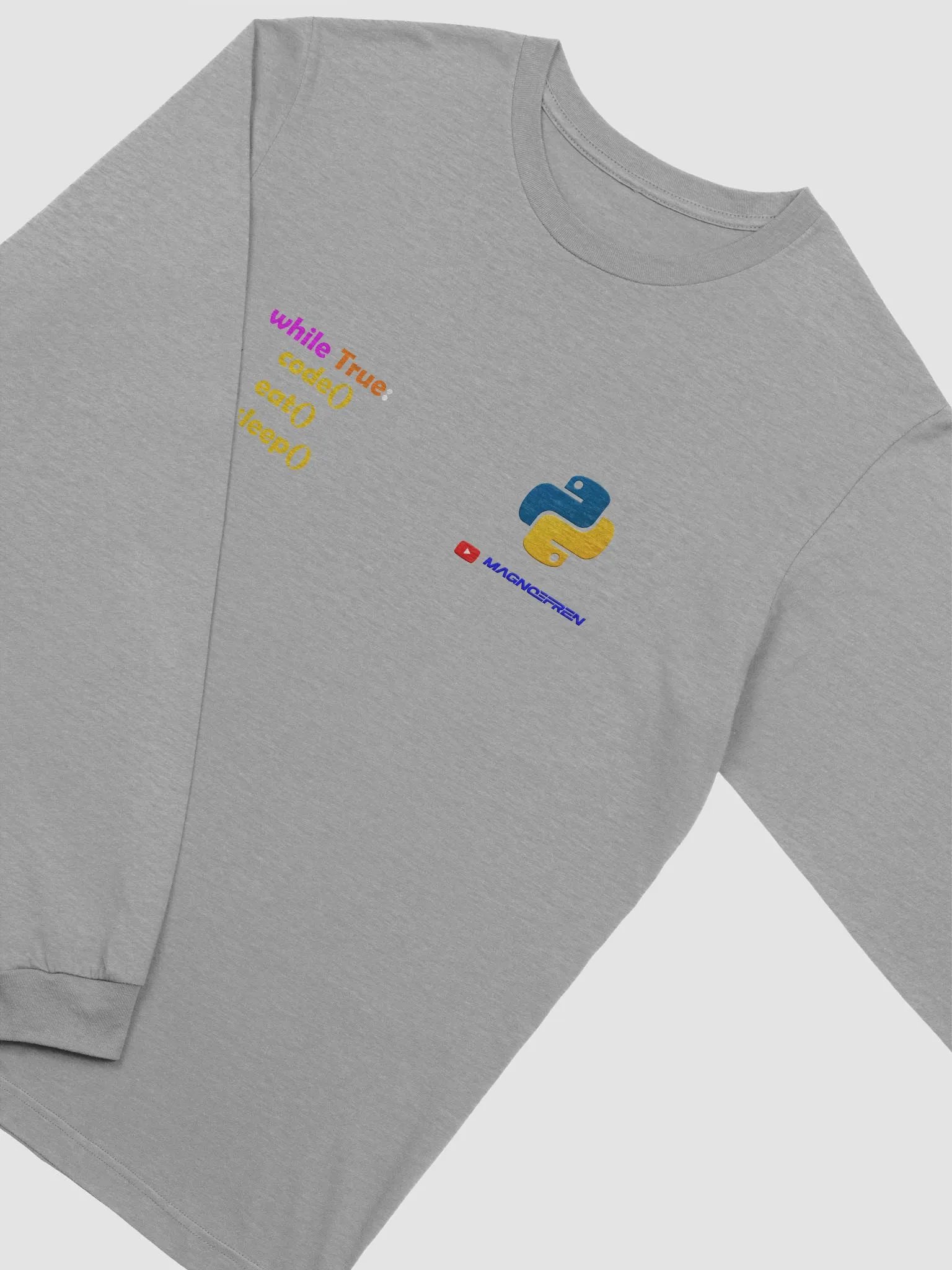 Canvas Supersoft Long Sleeve T-Shirt - Code Python product image (15)