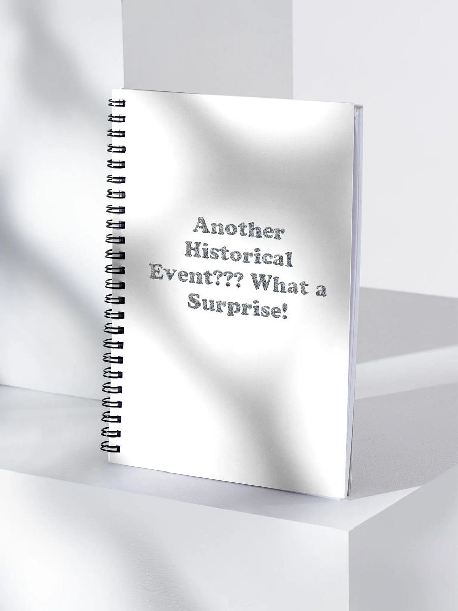 Spiral Notebook Historical Event product image (4)