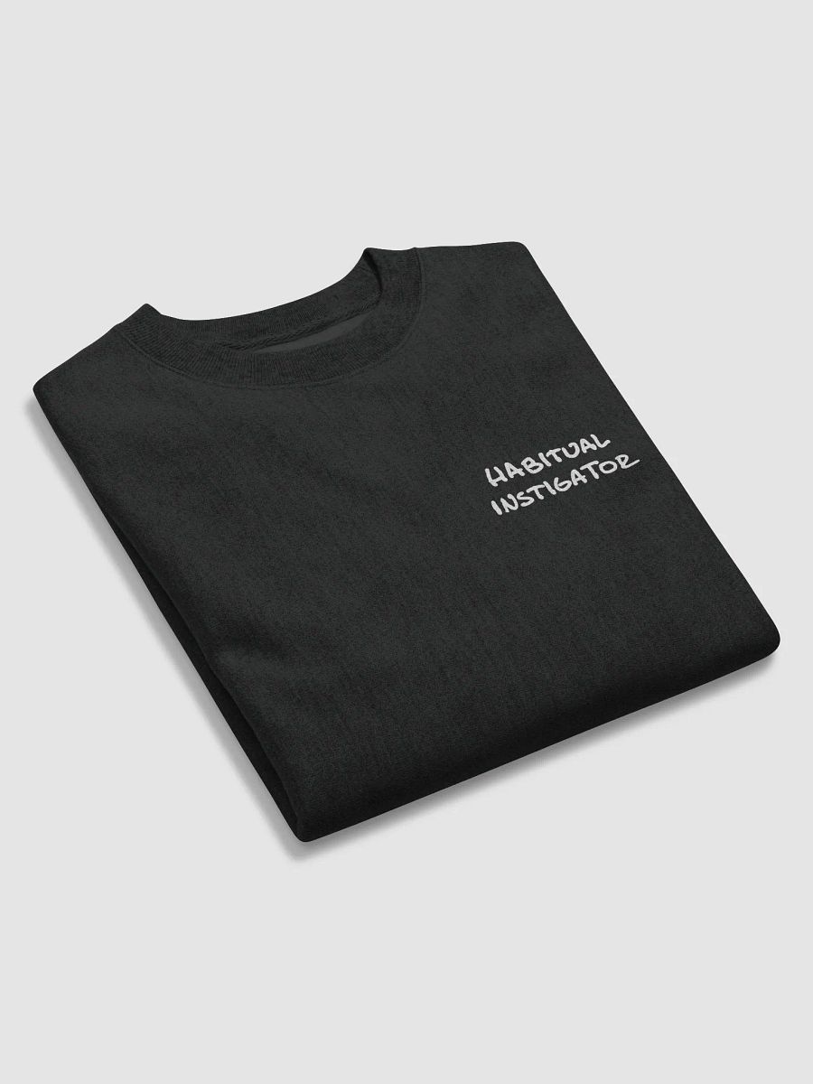 HABITUAL INSTIGATOR (sm. white design) Champion Cotton Max Sweatshirt product image (5)