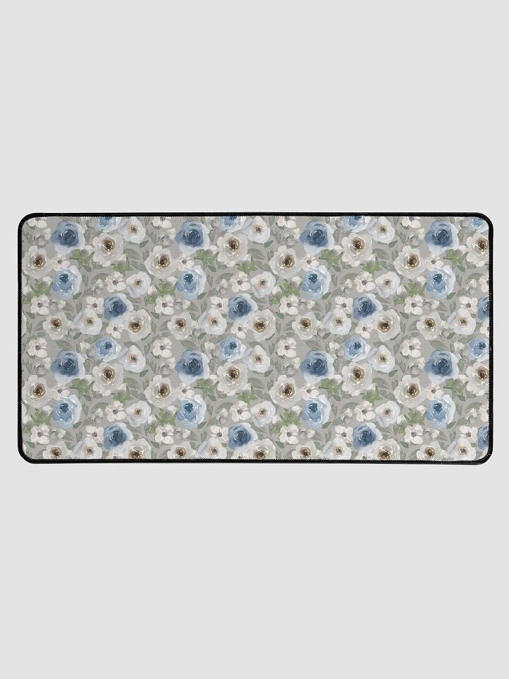 Grey Roses Desk Mat product image (1)