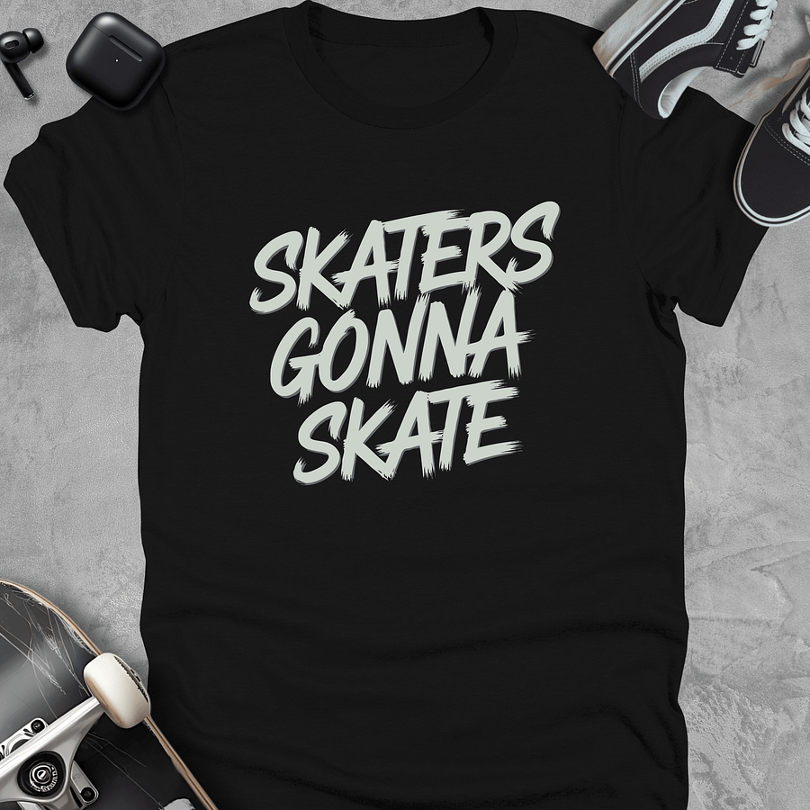 Skaters gonna skate, Skateboarding t-shirt, Unisex product image (1)