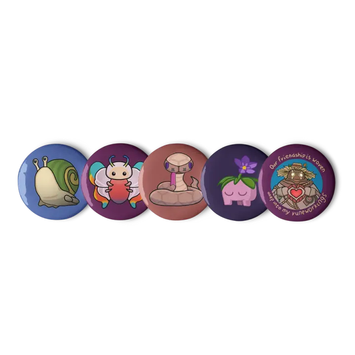 Palia Random Set - Pin Buttons product image (2)