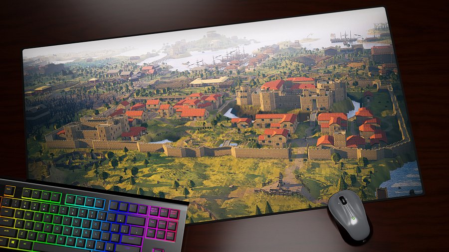 Asgarnia | Premium Wide OSRS Desk Mat product image (4)