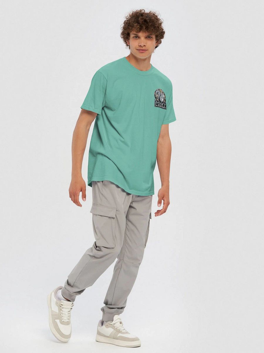 Embroidered Super Soft Traditional Fit Tee: Pooky For Squirrel Rights Arch product image (7)