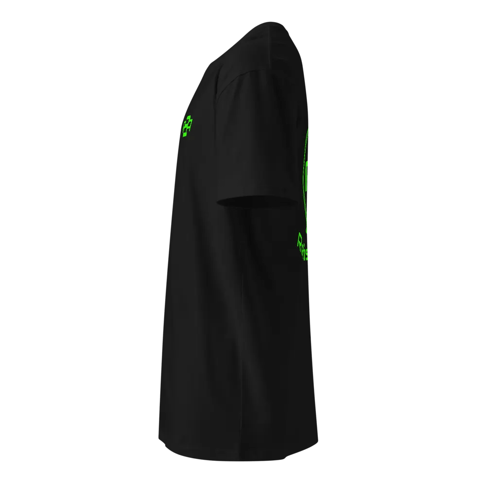 Lime Green Logo T- Shirt Front and Back product image (2)