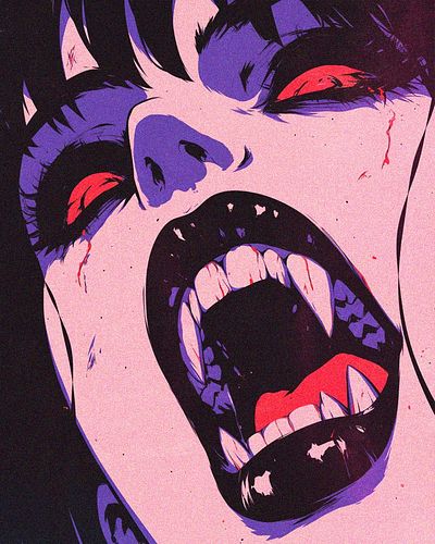𝖀𝖓𝖑𝖊𝖆𝖘𝖍 𝖙𝖍𝖊 𝖘𝖈𝖗𝖊𝖆𝖒 𝖜𝖎𝖙𝖍𝖎𝖓.
.
.
.
.
#animeart #aiart #anime #vampires #horror #fangs