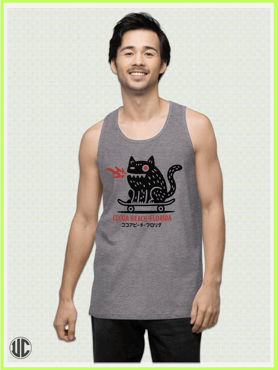 Cocoa Beach Skater – Men’s Tank Top product image (4)