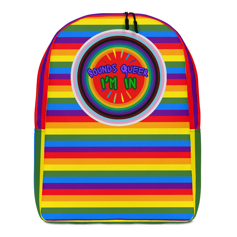 LGBTQIAP2S+ 2025, Sounds Queer I'm In, Backpack product image (1)