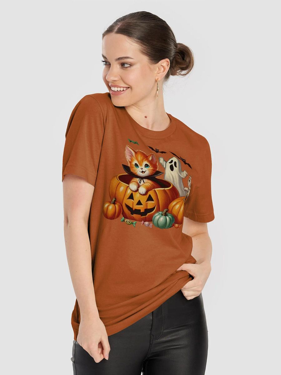 Kittens and Ghost Supersoft Halloween T-Shirt product image (8)