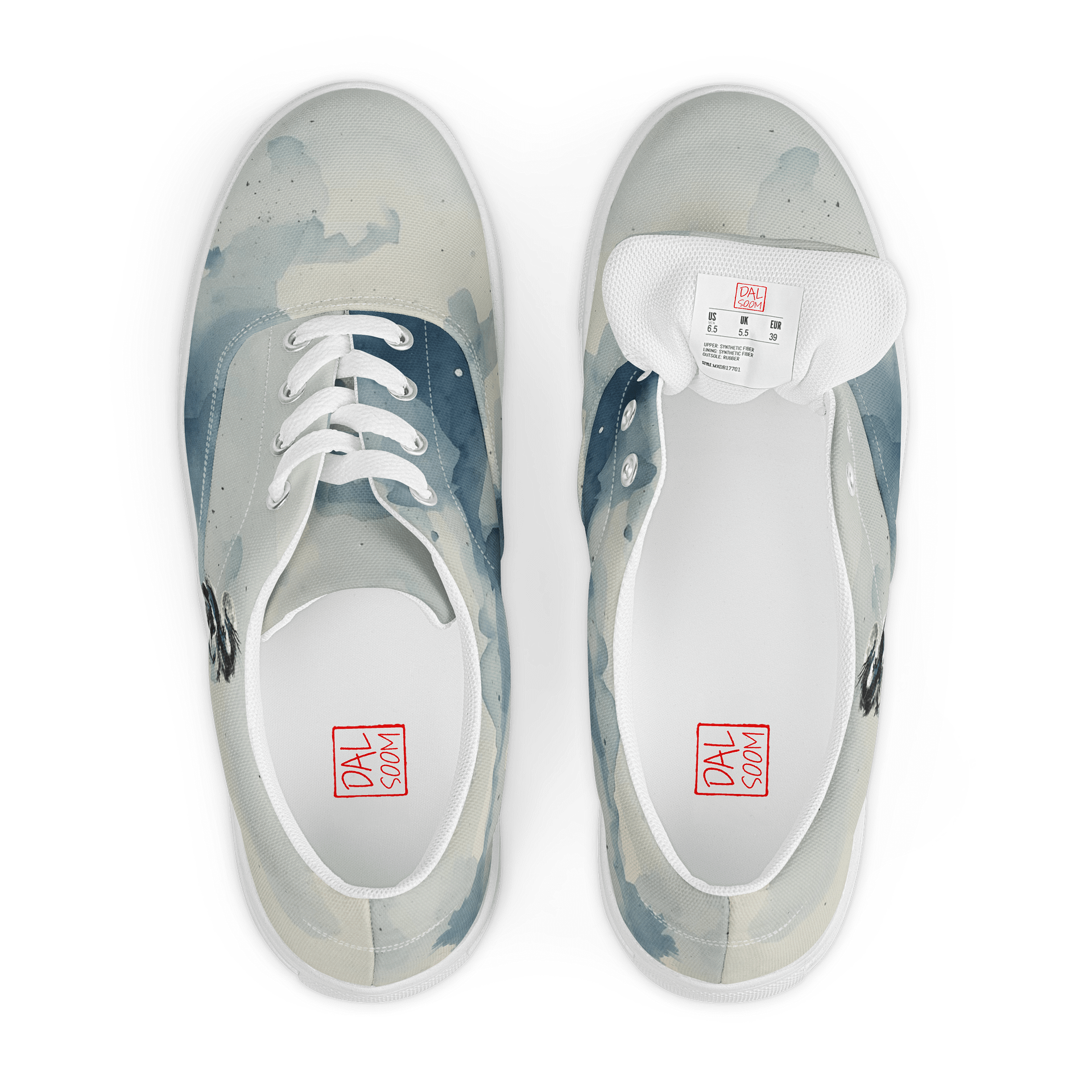 Moonlit Dragon Men's Canvas Shoes product image (5)