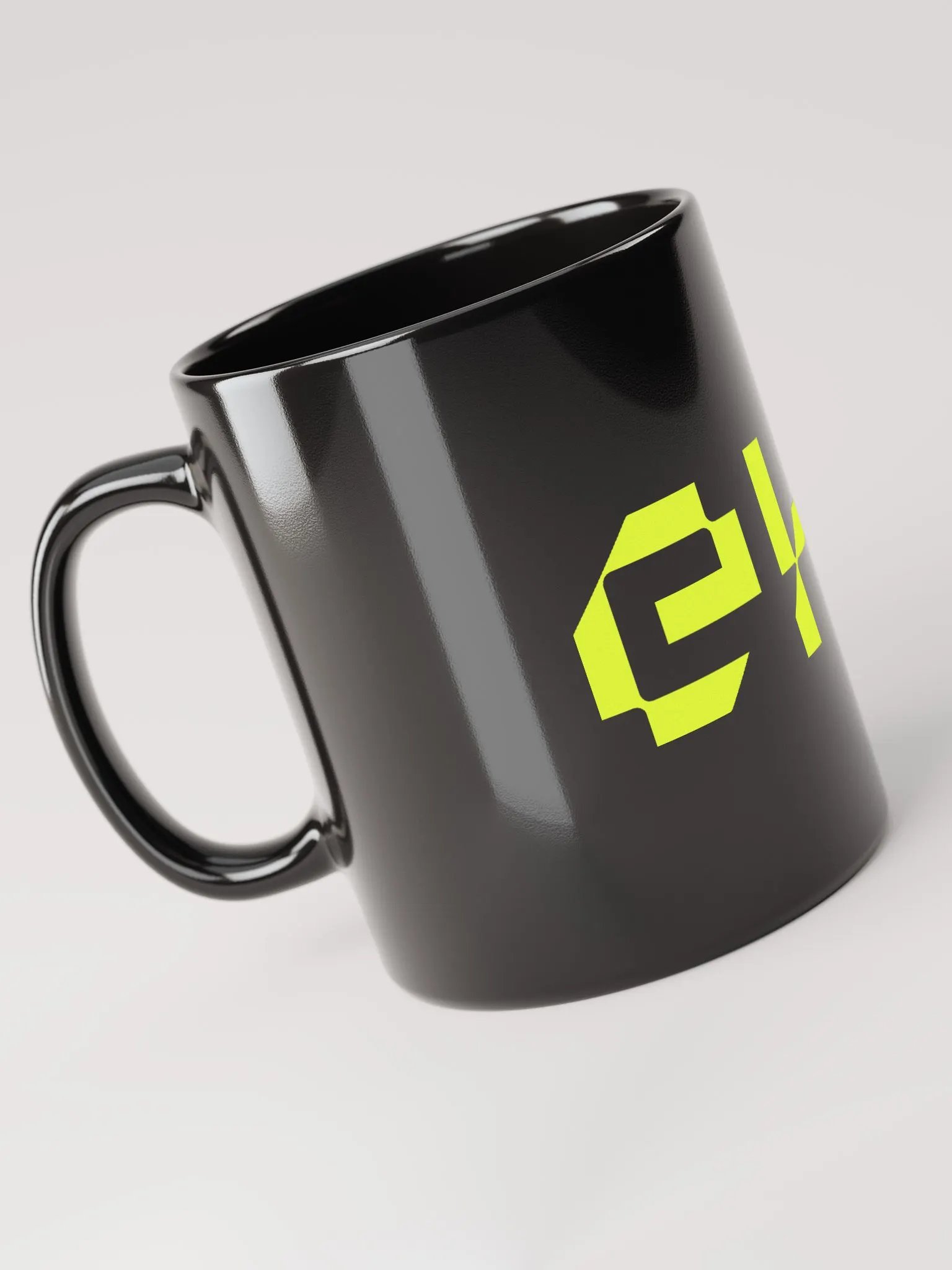 EKO's Yellow Logotype Mug (Black) product image (5)
