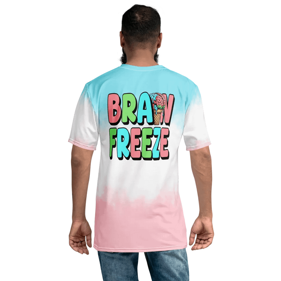 Brain Freeze Men's Crew Neck T-Shirt product image (7)