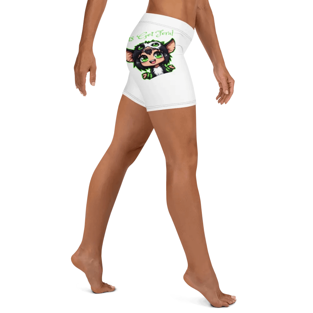 lets get feral womens all over print shorts product image (4)