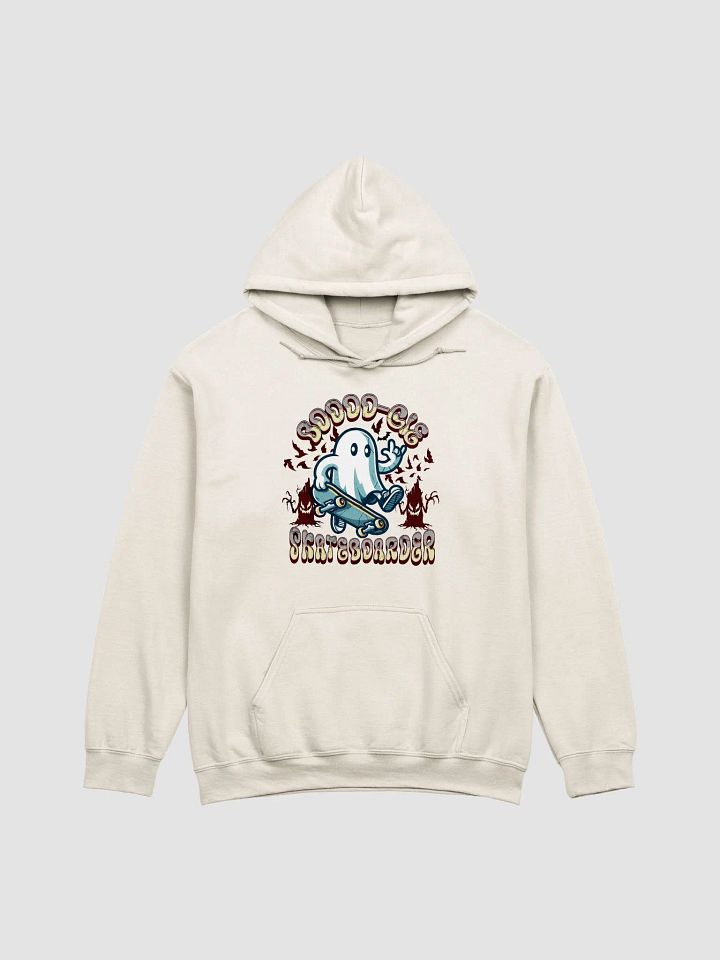 Boooo-gie Skateboarder Ghost Spooky Skater Hoodie product image (19)