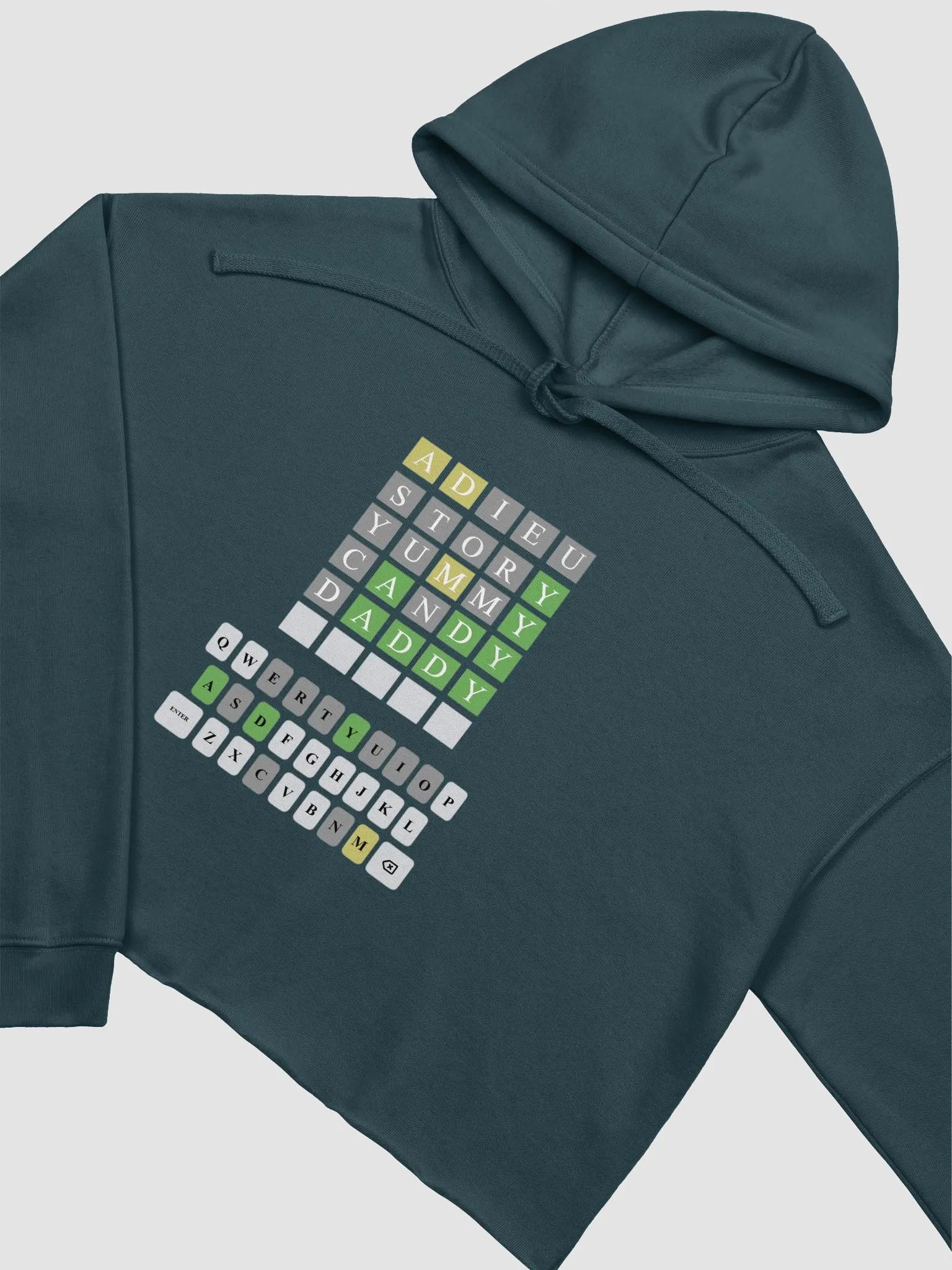 Wordle Cropped Hoodie product image (2)