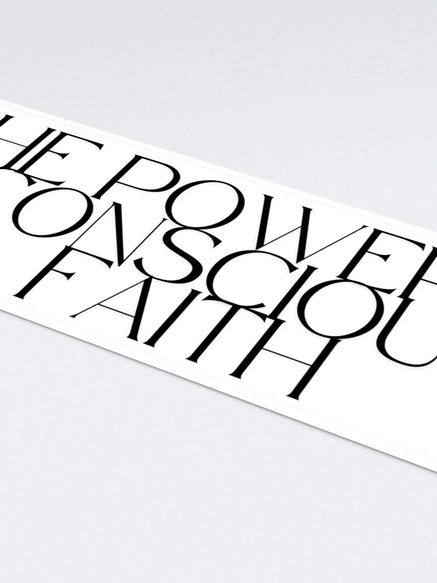 The Conscious Faith Affirmation Sticker product image (4)