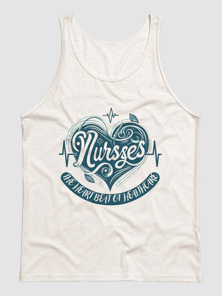 the heart of healthcare, Nurse Heartbeat Jersey Tank product image (2)