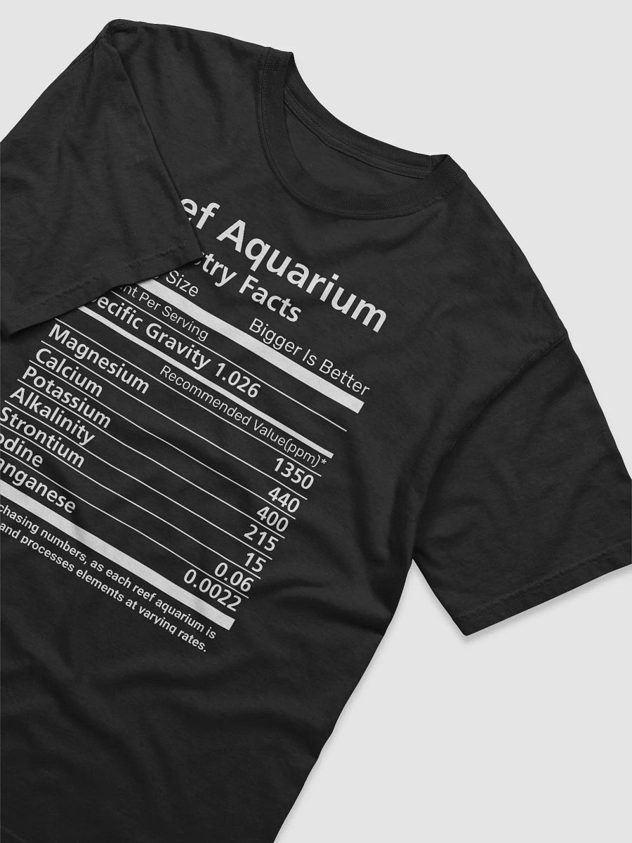 Reef Aquarium Chemistry Facts | T-Shirt for Saltwater and Coral Reef Aquarium Hobbyists product image (6)