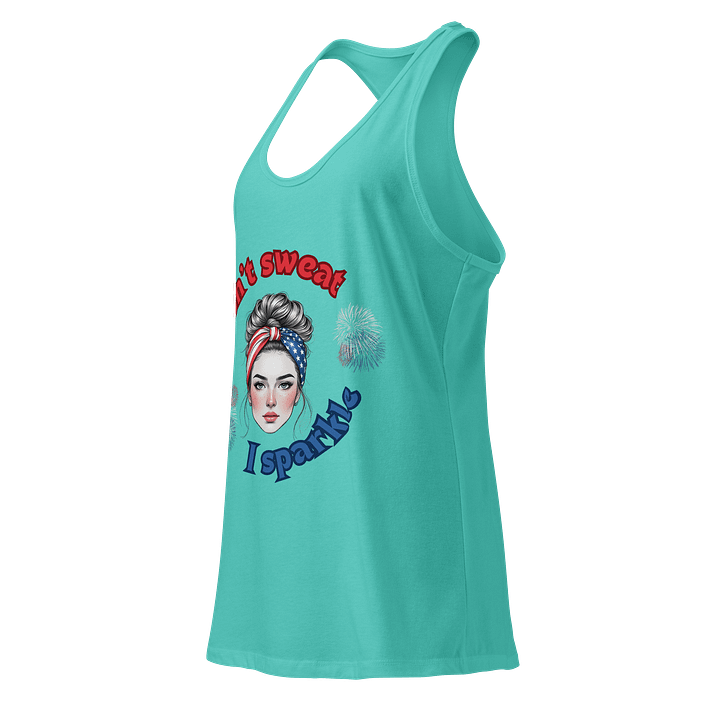 "I don't sweat I sparkle"- Women's Tank Top product image (2)
