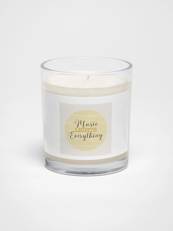 MUSIC LIGHTS EVERYTHING Soy Wax Candle product image (1)