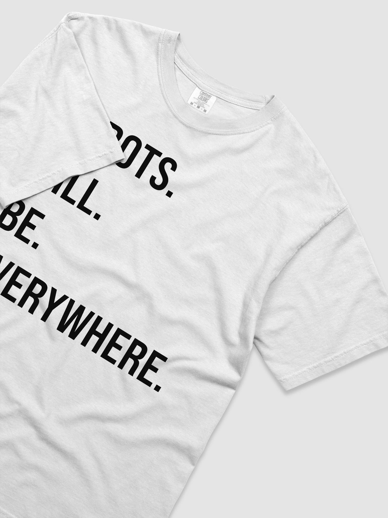 Robots Everywhere: T-Shirt - White product image (5)