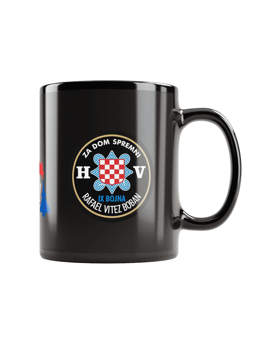 IX Bojna Rafael Vitez Boban Black Glossy Mug product image (2)