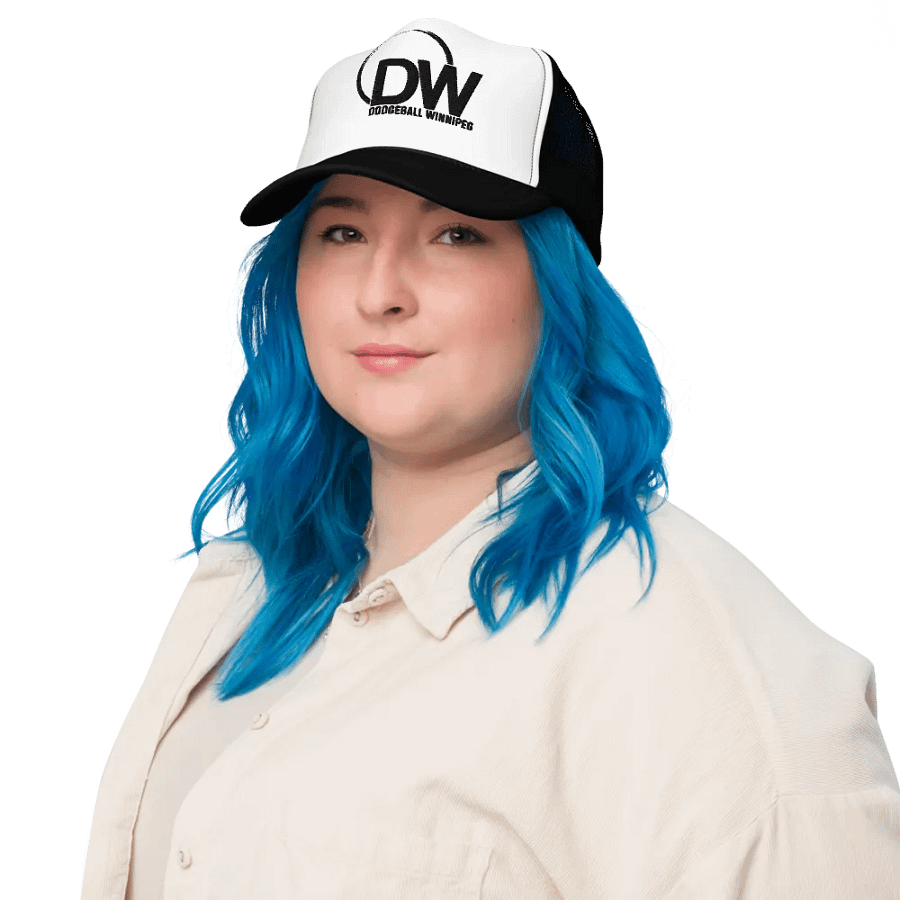 Dodgeball Winnipeg Foam Trucker Hat (Dark) product image (34)