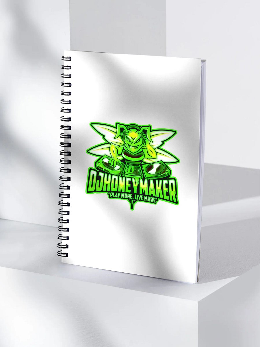 Neon Logo Spiral Notebook product image (4)