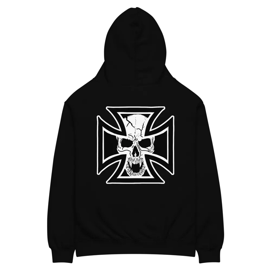 Maltese cross and skull design hoodie product image (4)