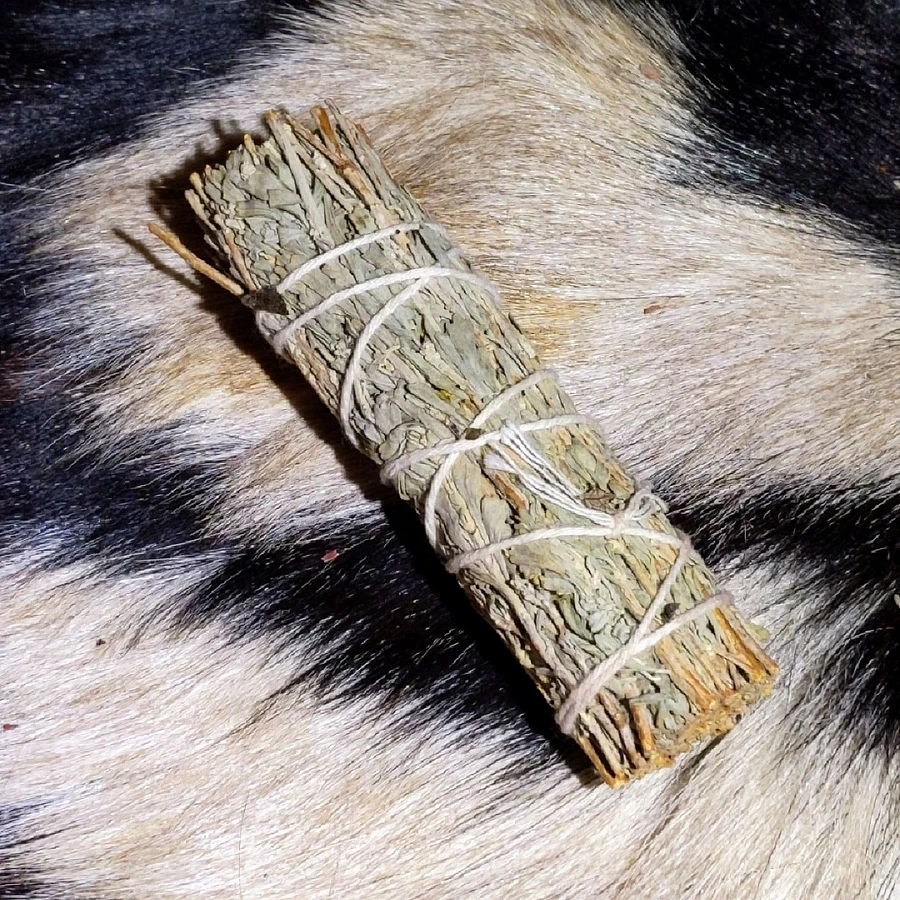 4 Inch Large Blue Sage Smudge Stick product image (1)