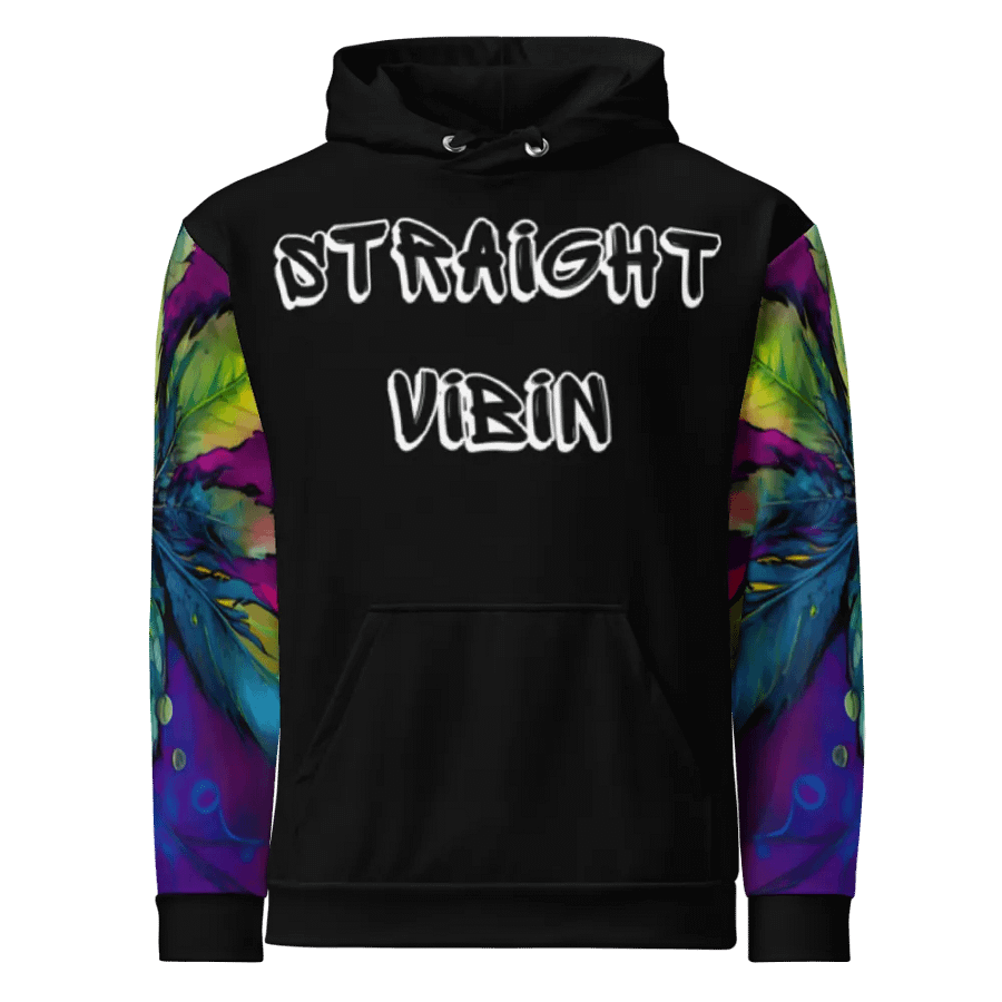 STRAIGHT VIBIN 420 STYLE TIEDYE4 UNISEX HOODIE product image (1)